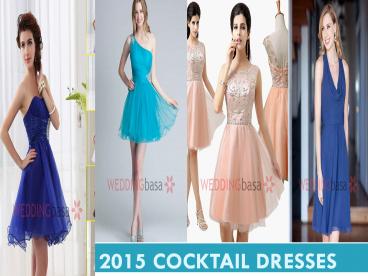 2015 Cocktail Dresses