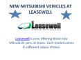 NEW MITSUBISHI VEHICLES AT LEASEWELL PowerPoint PPT Presentation