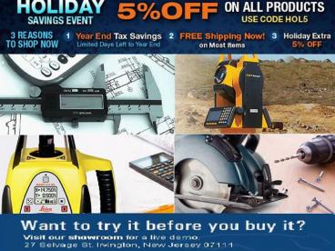 Construction Lasers and Measurement Equipment with Affordable Prices