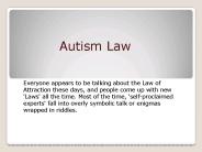 autism law