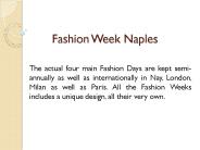 fashion week naples