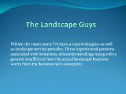 the landscape guys