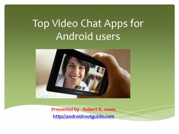 Top 5 Android Video Apps