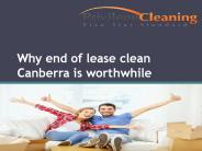 Why end of lease clean Canberra is worthwhile