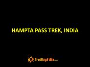 Hampta Pass Trek