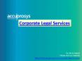 Corporate Legal Services PowerPoint PPT Presentation