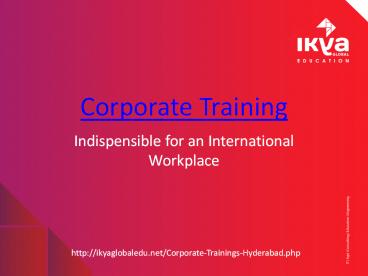 Corporate Training in Hyderabad at Ikyaglobaledu