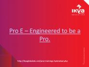 ProE Training in Hyderabad