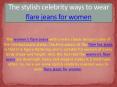 The stylish celebrity ways to wear flare jeans for women