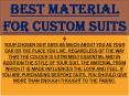 Best Material For Custom Suits PowerPoint PPT Presentation