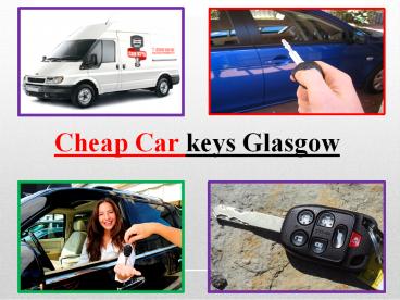 Key cutting glasgow