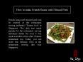 How to make French Beans with Minced Pork PowerPoint PPT Presentation