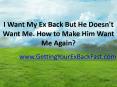 I Want My Ex Back But He Doesn't Want Me. How to Make Him Want Me Again PowerPoint PPT Presentation