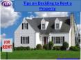 Rent a Property PowerPoint PPT Presentation