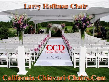 Larry Hoffman Chair