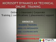 ms dynamics ax technical online training in usa