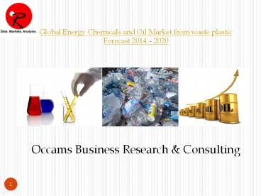 Global Energy Chemicals and Oil Market from waste plastic | Forecast 2014-2020 | Recovery & Technologies