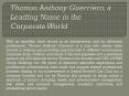 Thomas Anthony Guerriero, a Leading Name in the Corporate World PowerPoint PPT Presentation