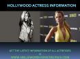 hollywood actress information PowerPoint PPT Presentation