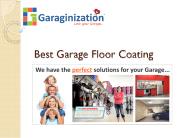 Best Garage Floor Coating