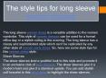 The style tips for long sleeve women dresses PowerPoint PPT Presentation