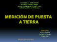 mediciones de puesta a tierra PowerPoint PPT Presentation