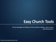 Easy Church Tools Products & Features