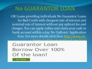 Loans With No Upfront Fees And No Guarantor
