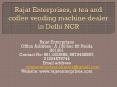 Tea and coffee vending machine dealer in Delhi NCR