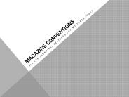 Conventions of Speak Easy