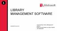Library Management Software PowerPoint PPT Presentation