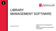 Library Management Software