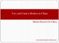Toys and Games Markets in China PowerPoint PPT Presentation