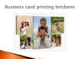 Business card printing brisbane