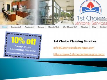Commercial Cleaning services in Georgia