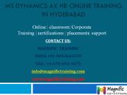 ms dynamics ax human resource online training in india