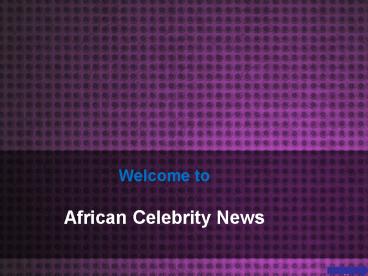 Black Celebrity News