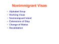 Introduction to Non-Immigrant Visas PowerPoint PPT Presentation