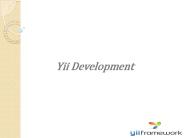 Yii Development