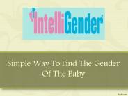 Simple Way To Find The Gender Of The Baby