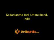 Kedarkantha Trek Uttarakhand, India