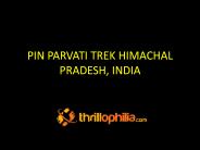 Pin Parvati Trek Himachal Pradesh, India