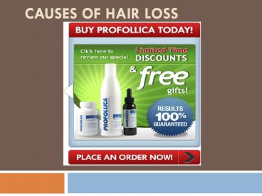 Causes of Hair Loss