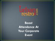 Boost your corporate event