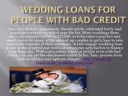 Loans For Weddings