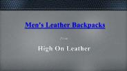 Retro Leather Backpacks