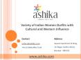 Variety of Indian Women Clothing with Ethnic and Western Touch PowerPoint PPT Presentation