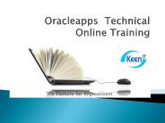 Oracle Apps Technical Online Training