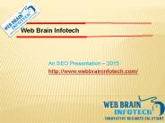SEO Introduction and Scope with Web Brain InfoTech