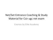 Study Materials and Coaching from Elite Academy